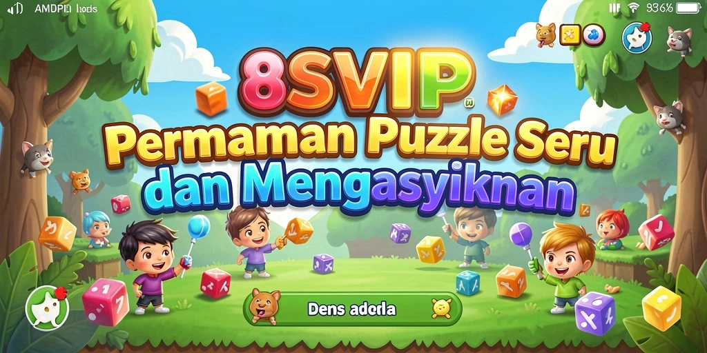 Tampilan gameplay dalam game Puzzle 8SVIP yang menantang