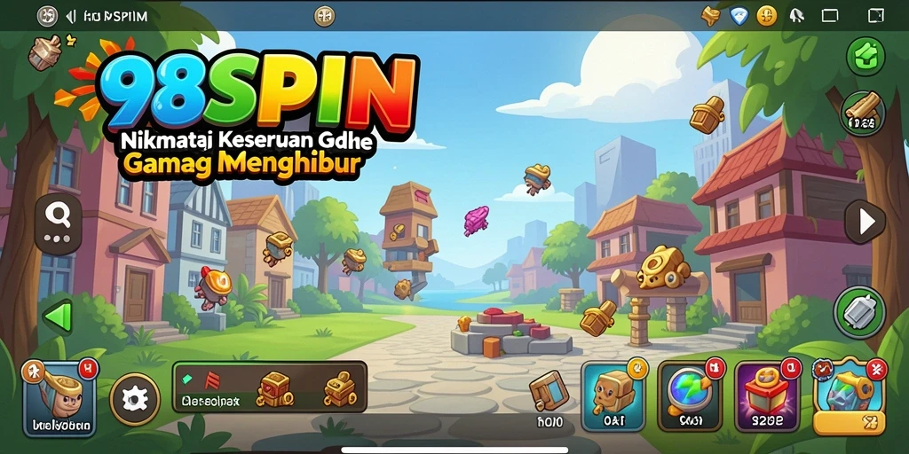 Tampilan screenshot 98SPIN menunjukkan gameplay yang mengasyikkan dan santai.