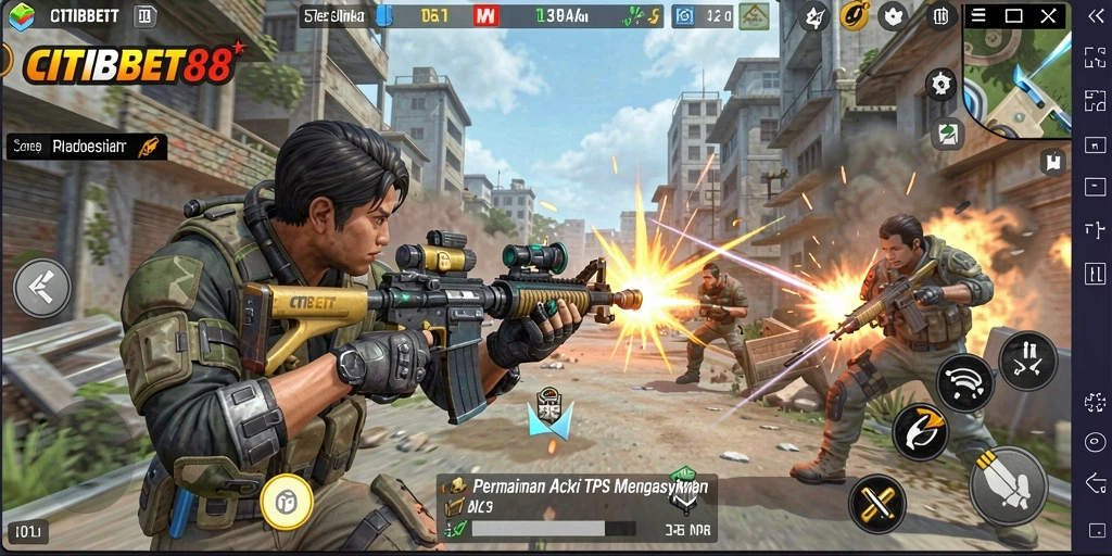 Screenshot gameplay CITIBET88 yang penuh aksi dan strategis.