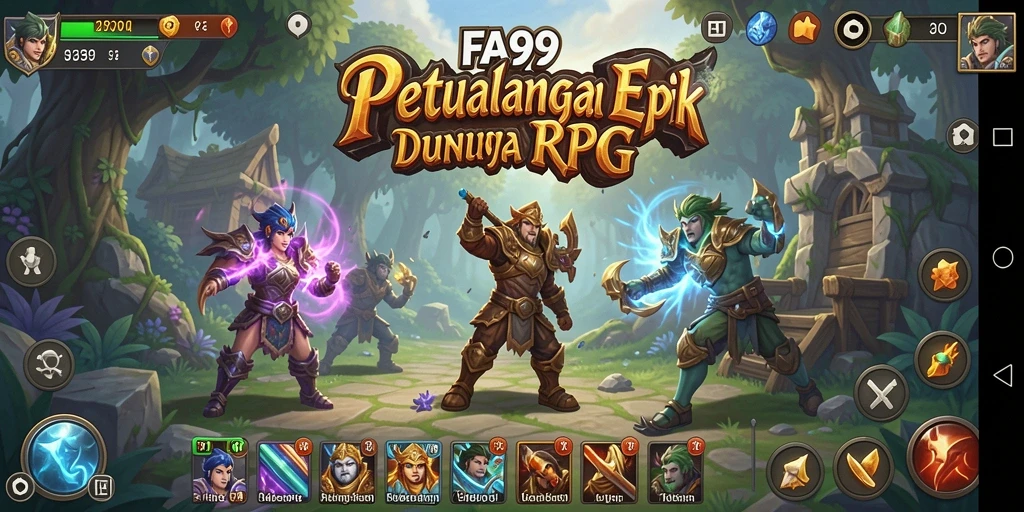 Tampilan gameplay FA99 dengan aksi pertarungan yang mendebarkan.