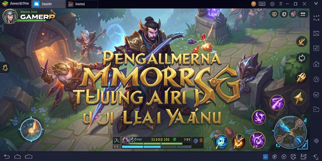 Screenshot utama GAMERP menampilkan aksi seru dalam dunia MMORPG.