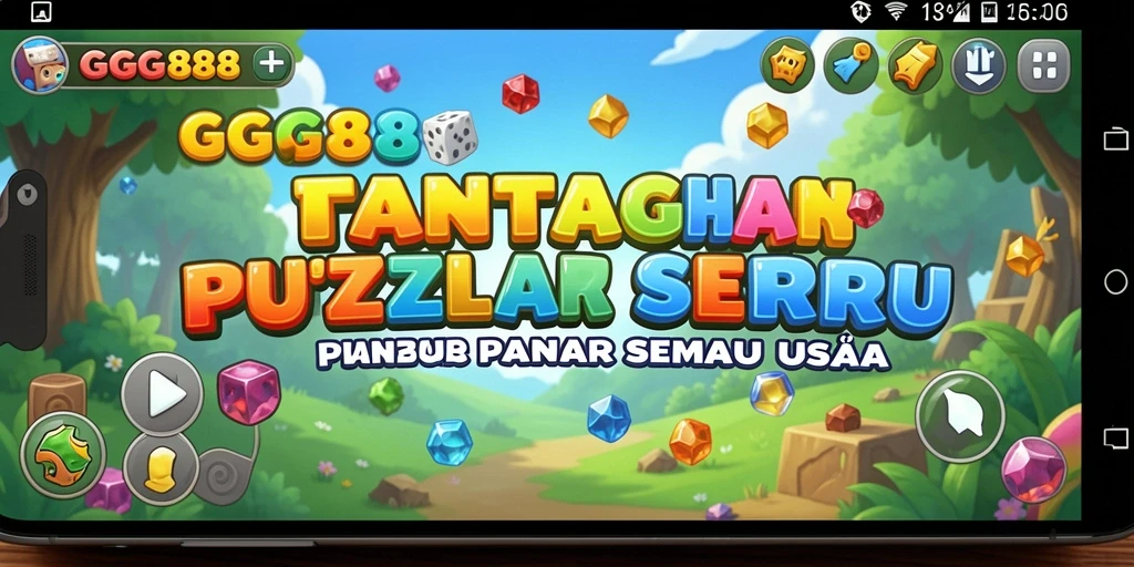 Screenshot GGG888 menunjukkan gameplay Puzzle yang mengasyikkan.