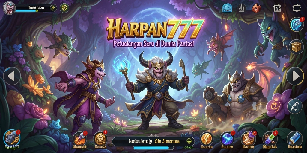 Gameplay seru HARAPAN777 dalam dunia petualangan yang menantang.