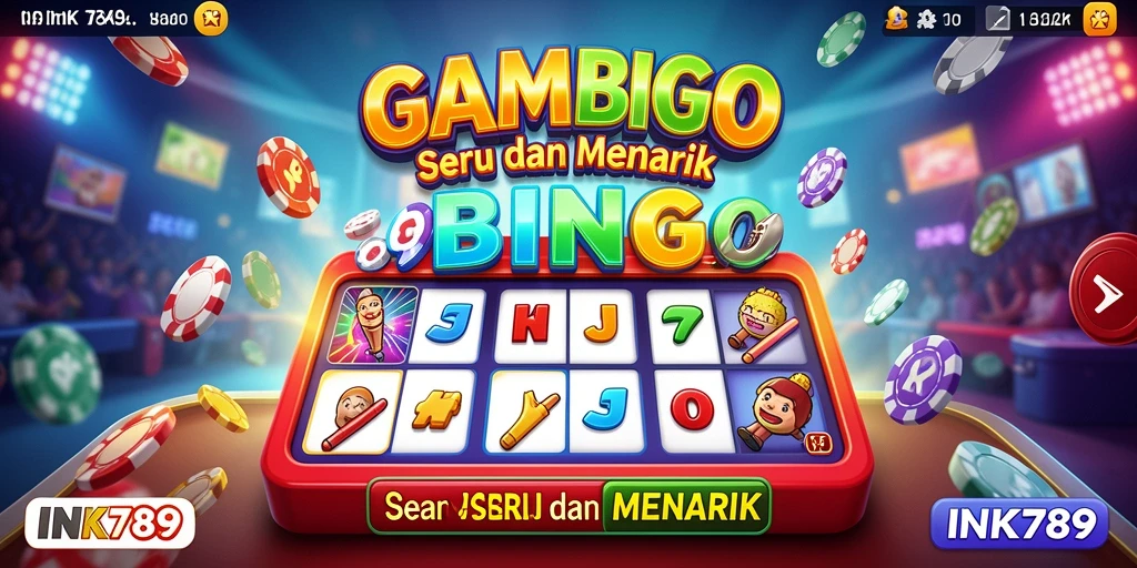 Tampilan screenshot gameplay seru Bingo INK789 dengan fitur interaktif.