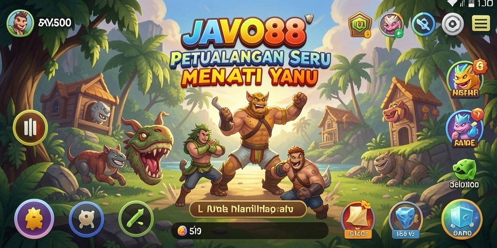 Tampilan gameplay menarik dari JAVO88 saat menjelajahi dunia petualangan.