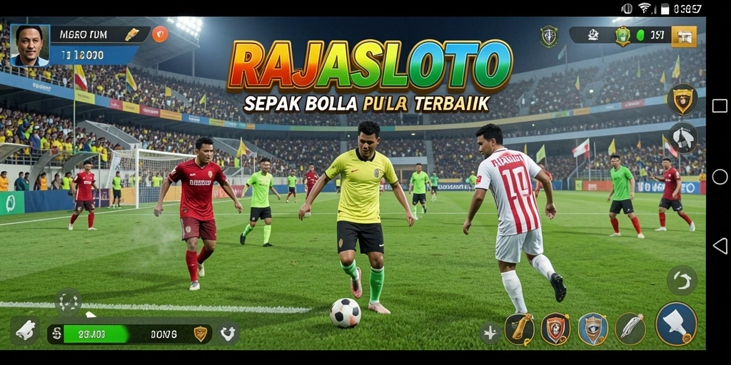 Tampilan gameplay RAJASLOTO yang menegangkan di lapangan.
