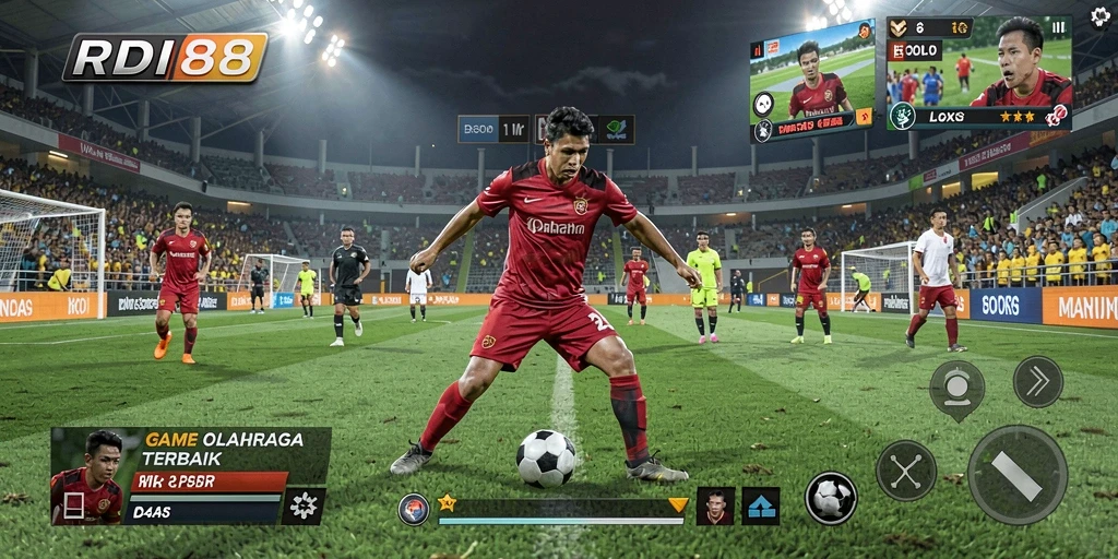 Tangkapan layar RDI88 menampilkan pengalaman gameplay yang seru dalam olahraga.